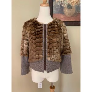 Juicy Couture Faux Fur Cropped Jacket